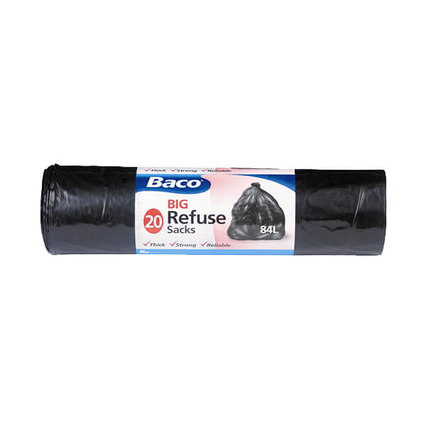 Baco 20 x 84L Big Refuse Sacks