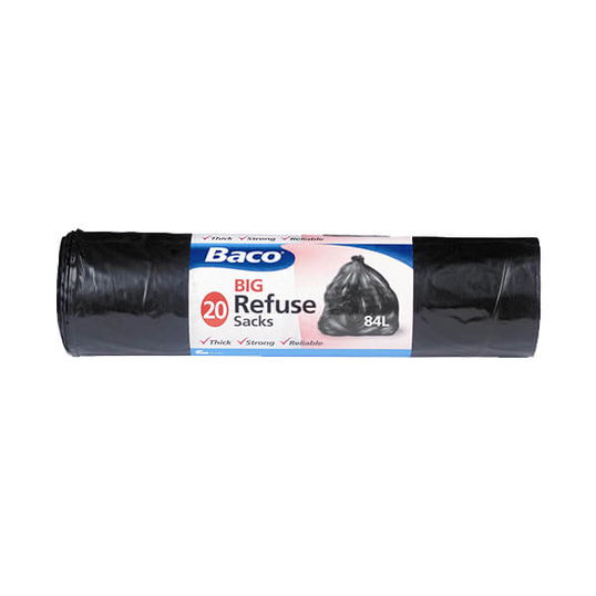 Baco 20 x 84L Big Refuse Sacks