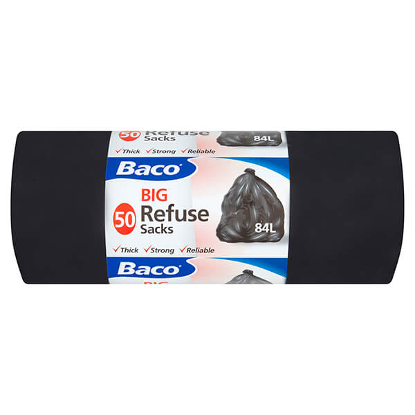 Baco 50 x 84L Big Refuse Sacks