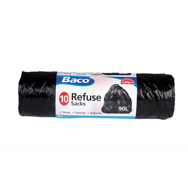 Baco 10 x 90L Refuse Sacks