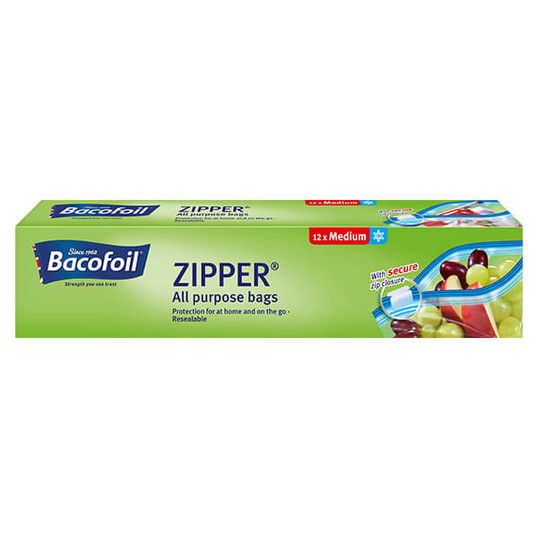 Bacofoil 12 x 3L Zipper Bags