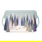 Sara Miller Frosted Pines Collection Large Handled Tray