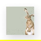 Wrendale Designs Pack of 20 Cocktail Size `The Hare and The Bee` Hare Napkins