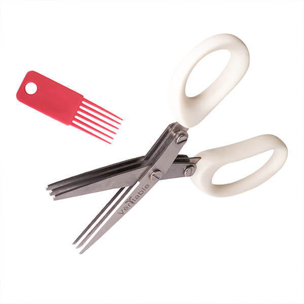 Veritable 3-Blade Snipping Scissors and Comb Set