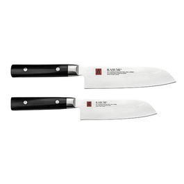 Kasumi 2 Piece Santoku Boxed Knife Set