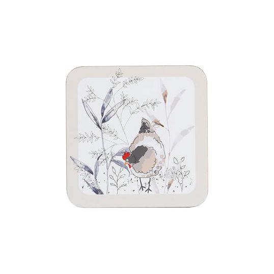 Price & Kensington Country Hens Set Of 4 Coasters
