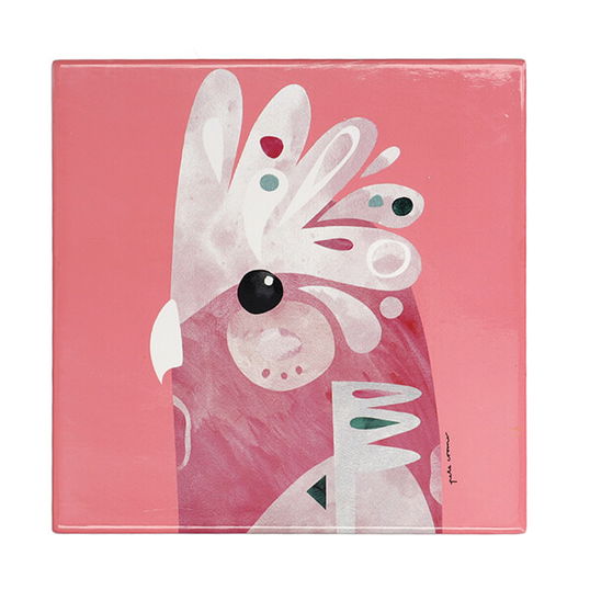 Maxwell & Williams Pete Cromer Galah, 20cm Ceramic Trivet