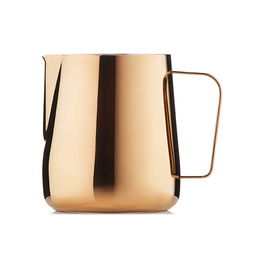 Barista & Co Beautifully Crafted Core Milk Jug Rose Brass 420ml