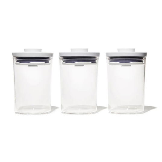 OXO Good Grips POP Round 3-Piece Mini Canister Set