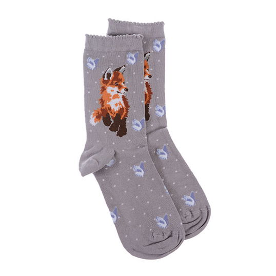 Wrendale Designs Born To Be Wild Fox Socks
