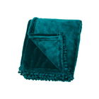 Walton & Co Cashmere Peacock Touch Fleece Throw
