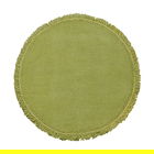 Walton & Co Circular Jute Placemat Olive
