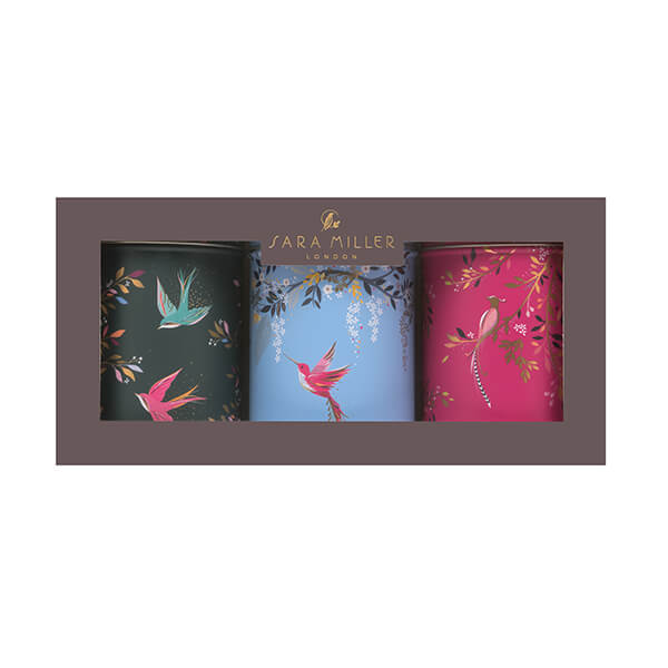 Sara Miller Chelsea Set of 3 Round Caddies