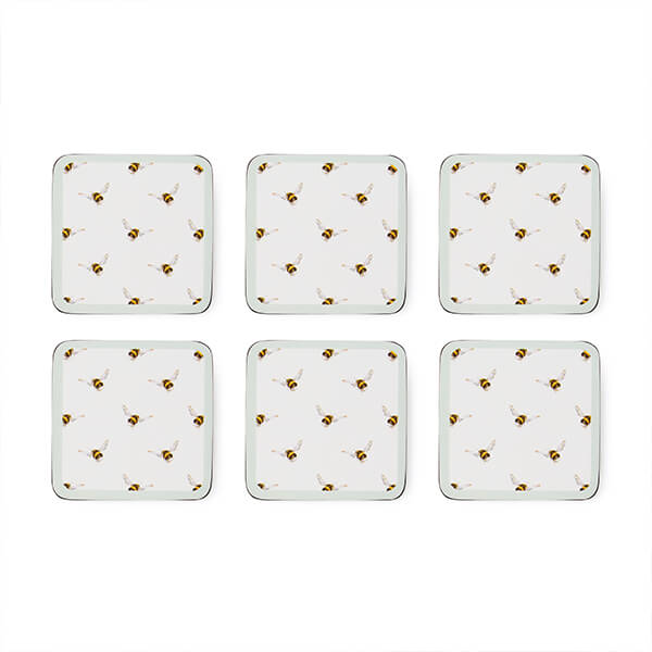 Wrendale Designs Set of 6 Bee Coasters
