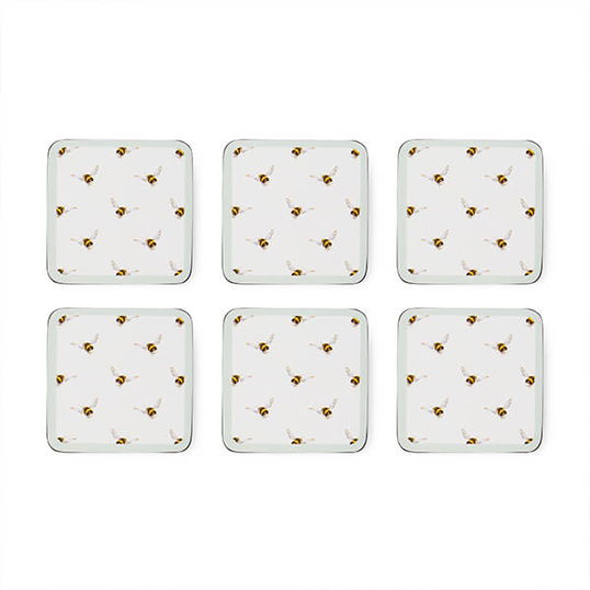 Wrendale Designs Set of 6 Bee Coasters