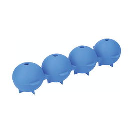 Colourworks Brights Blue Easy Pop Silicone Spherical Ice Mould