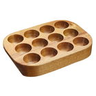 Natural Elements Acacia Wood Egg Rack