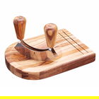 Natural Elements Acacia Wood Hachoir Set