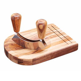 Natural Elements Acacia Wood Hachoir Set