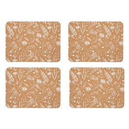 Natural Elements Set of 4 Cork Placemats