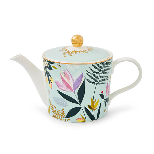 Sara Miller Orchard Sage Teapot