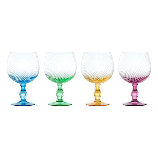 Anton Studio Designs Swirl Gin Glasses Set of 4