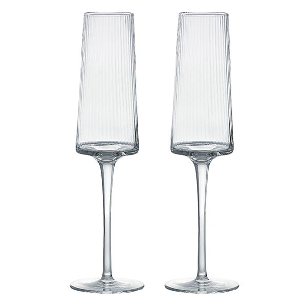 Anton Studio Designs Empire Champagne Flutes Set of 2