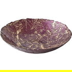 Anton Studios Gold Marble Bowl