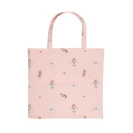 Wrendale Designs Foldable Shopping Bag - Mouse & Daisy