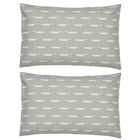 Scion Living Mr Fox Standard Pillowcase Pair Silver