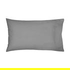 Bedeck of Belfast 300 Thread Count Standard Pillowcase Charcoal