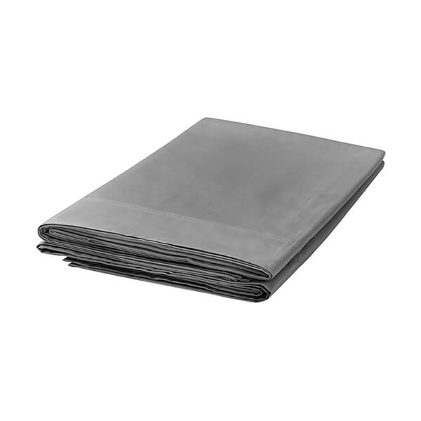 Bedeck of Belfast 300 Thread Count Flat Sheet Super King Size Charcoal