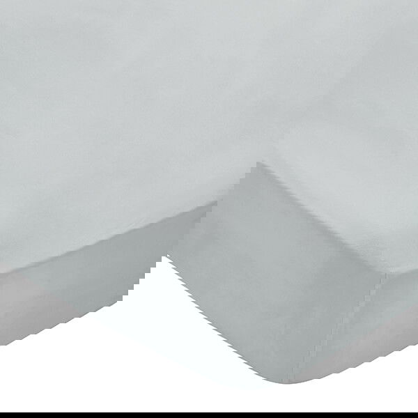 Bedeck of Belfast 300 Thread Count Fitted Sheet Super King Size Silver