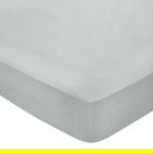Bedeck of Belfast 300 Thread Count Fitted Sheet Super King Size Silver