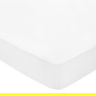 Bedeck of Belfast 300 Thread Count Fitted Sheet Single White