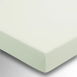 Helena Springfield Plain Dye Standard Fitted Sheet Super King Size Soft Green