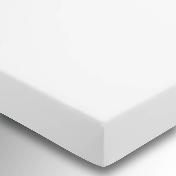 Helena Springfield Plain Dye Fitted Sheet 36cm Deep Single White
