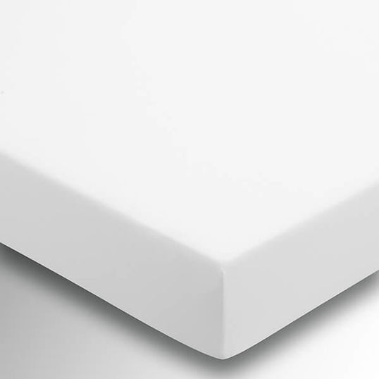Helena Springfield Plain Dye Fitted Sheet 36cm Deep Single White
