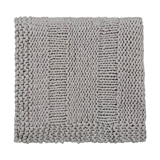 Katie Piper Reset Chunky Throw 130 x 150cm Silver