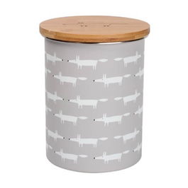 Scion Living Mr Fox Biscuit Storage Jar Grey