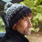 Pachamama Mens Clifden Bobble Beanie Charcoal