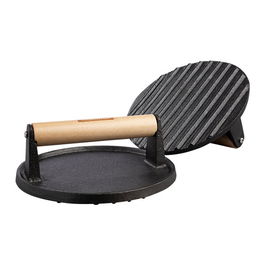 Tramontina Pre-Seasoned 17cm Cast Iron Round Grill Press