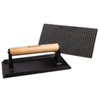Tramontina Pre-Seasoned 22.5cm x12.5cm Cast Iron Rectangular Grill Press