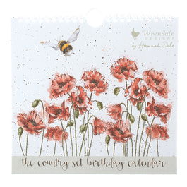 Wrendale Designs Country Set Birthday Calendar