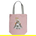 Wrendale Designs Piggy in the Middle Canvas Tote Bag