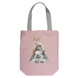 Wrendale Designs Piggy in the Middle Canvas Tote Bag