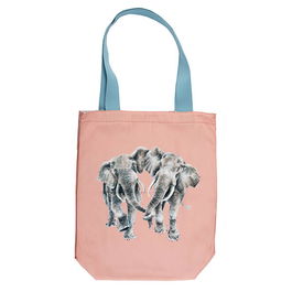 Wrendale Designs Age is Irrelephant Canvas Tote Bag