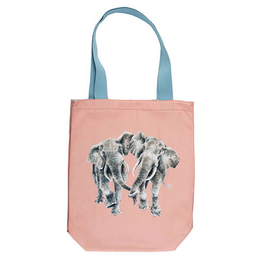 Wrendale Designs Age is Irrelephant Canvas Tote Bag
