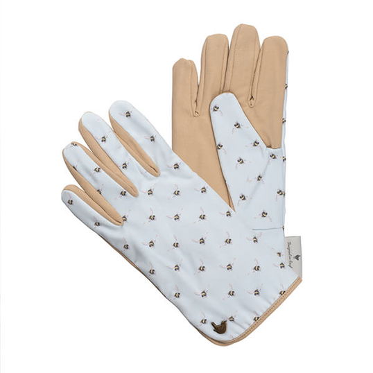 Wrendale Designs Bee Garden Gloves Hydrangea