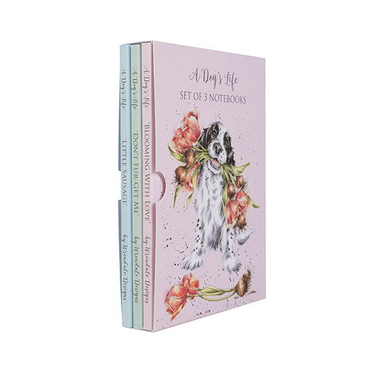 Wrendale Designs A Dog`s Life Set of 3 Notebooks